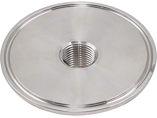 Vista 7 de HFS (R) 1.5 "Tri Clamp a 3/4" NPT Hembra FNPT Rosca Sanitaria Tubería de Acero Inoxidable 304 (1.5" TC-3/4" FNPT)