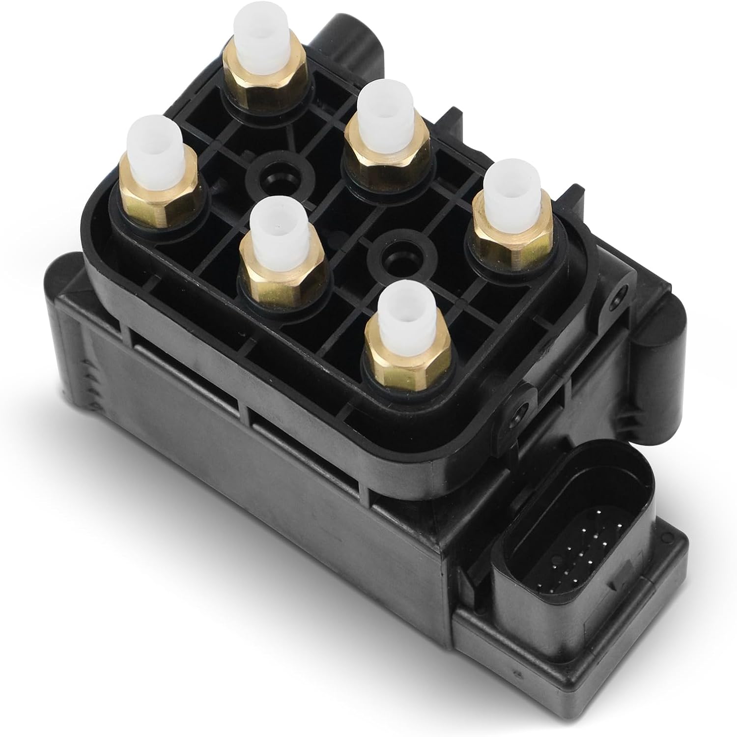 Air Suspension Control Solenoid Valve Assembly Compatible with Jeep Grand Cherokee 2011-2017 Audi Q7 2007-2015 Ram 1500 2013-2018 Porsche Cayenne Panamera Macan Tesla Model S Volvo XC60 XC90