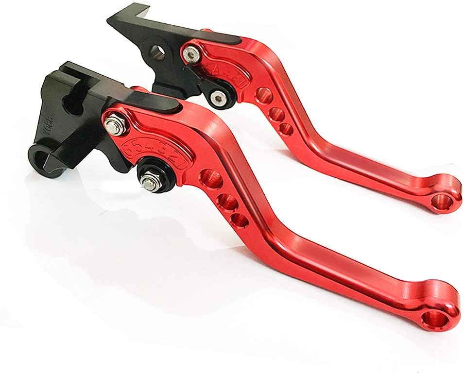 YAOFAO Short Brake Clutch Levers Adjustable CNC for Yamaha FZ1/FZ6//FZ6R/FZ8/FZ9/MT-07/MT-09/FZ-07/FZ-09/XJ6/XSR 700/XSR 900/ABS XV 950/SR (Not FJ-09)