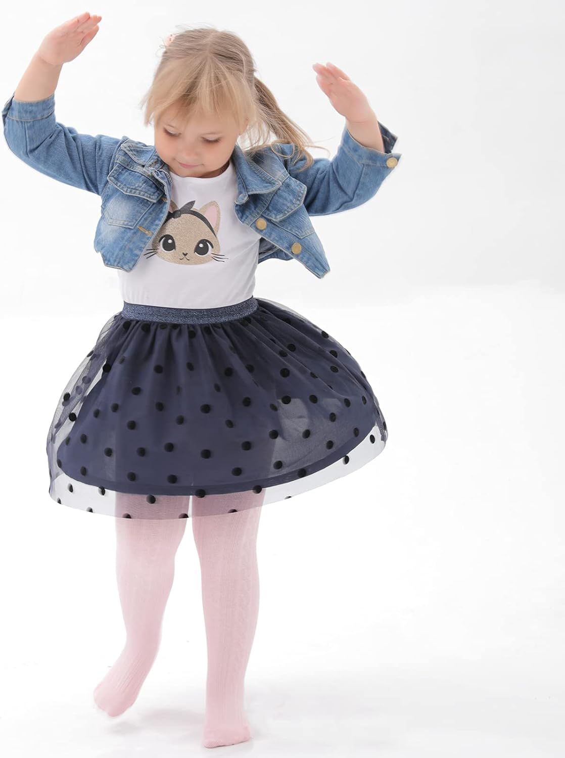 Mini angel Baby Tights Toddler Girl Tights Seamless Cable Knit Leggings Soft Cotton Stockings Pantyhose 3/4/5 Pack - Image 5