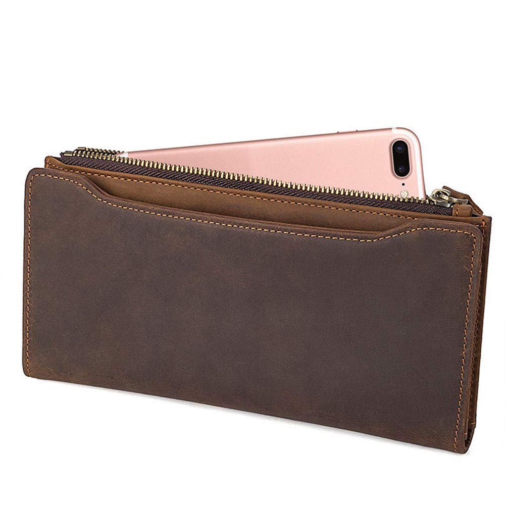 Elegantyl Men's Wallet Gift, Long Wallet for Men, Cowhide