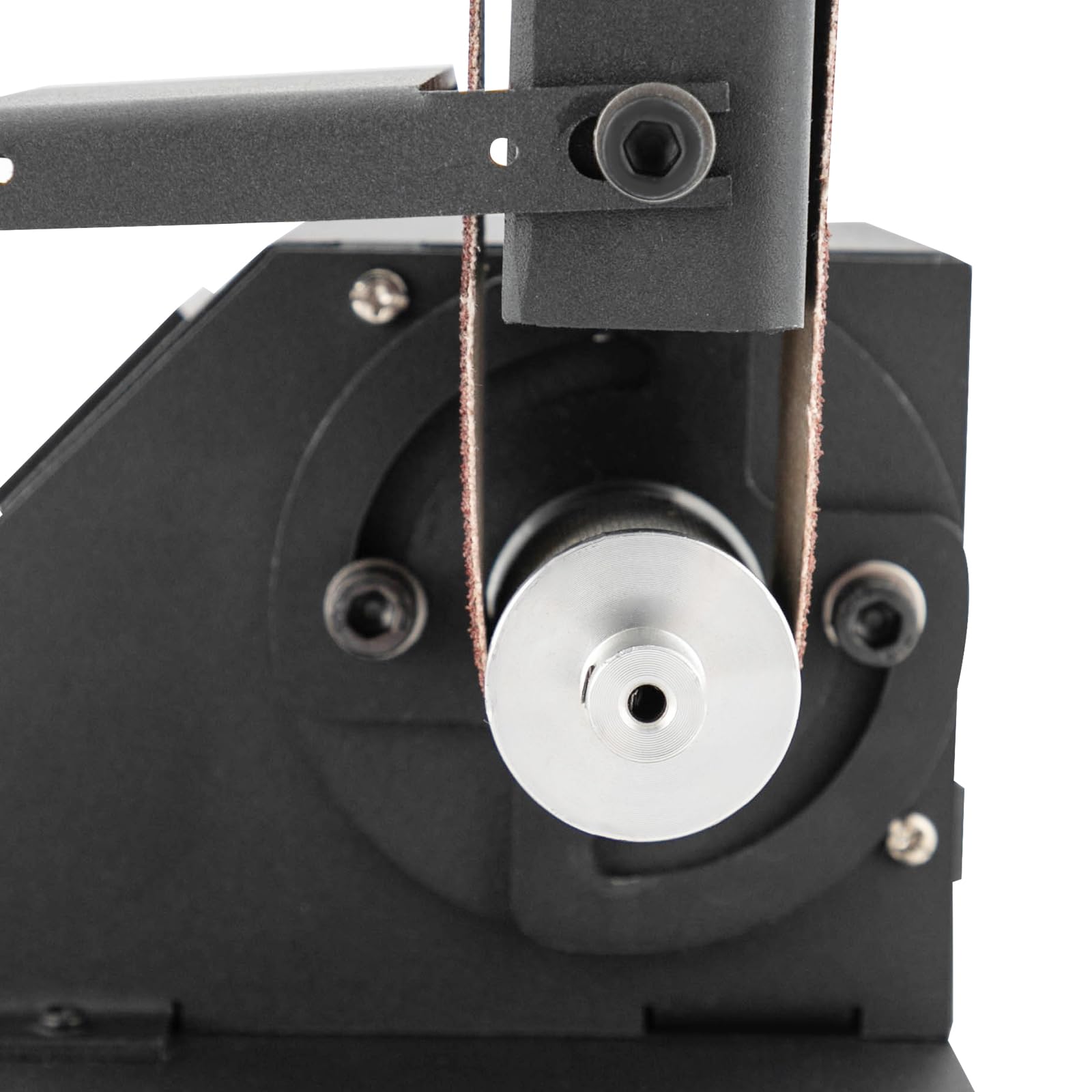 Smerigliatrice A Nastro Elettrica 350W - 10 Nastri Inclusi, Velocit&agrave; Regolabile