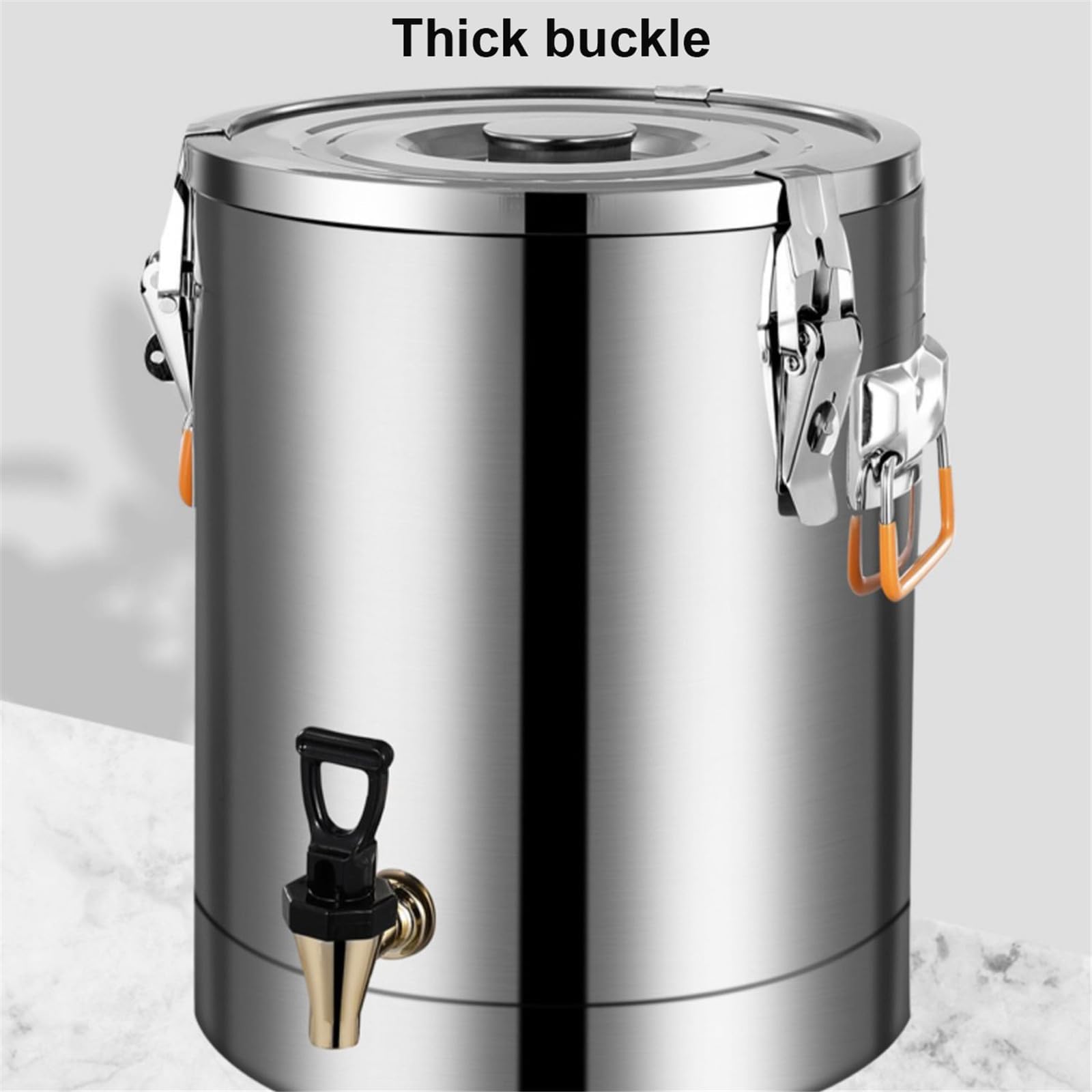 Dispensador de bebidas aislado, dispensador de bebidas frías y calientes con asa, 20 L para fiestas y campamentos