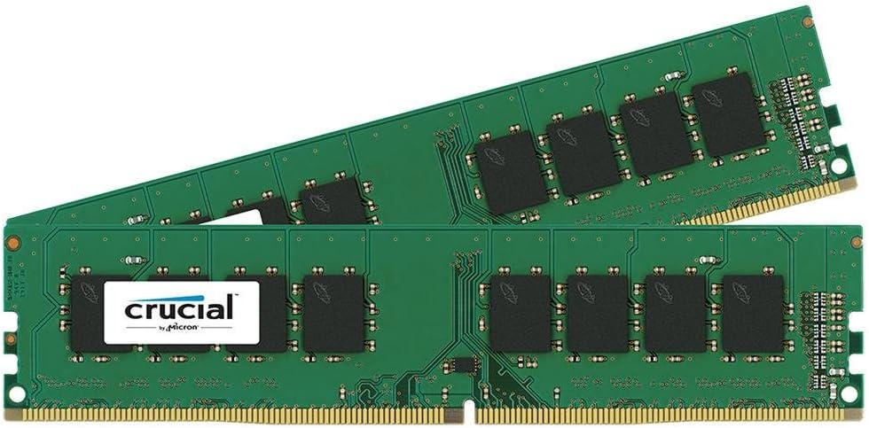 Crucial 8GB Kit (4GBx2) DDR4 2133 MT/s (PC4-17000) SR x8 Unbuffered DIMM 288-Pin Memory - CT2K4G4DFS8213