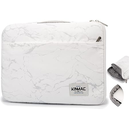 white marble laptop case