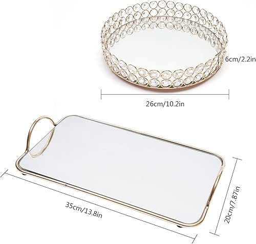 Miniatura 7 de 10 soportes dorados para tartas para mesa de postres, juego de soporte de metal de cristal para tartas, soporte para cupcakes, postres, pastelería,