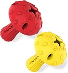 Dog Chew Toy for Large & Medium Dogs, Rubber Treat Dispensing Toy for Aggressive Chewers, Interactive Slow Feeder Tough Puzzle Toys Teeth Cleaning