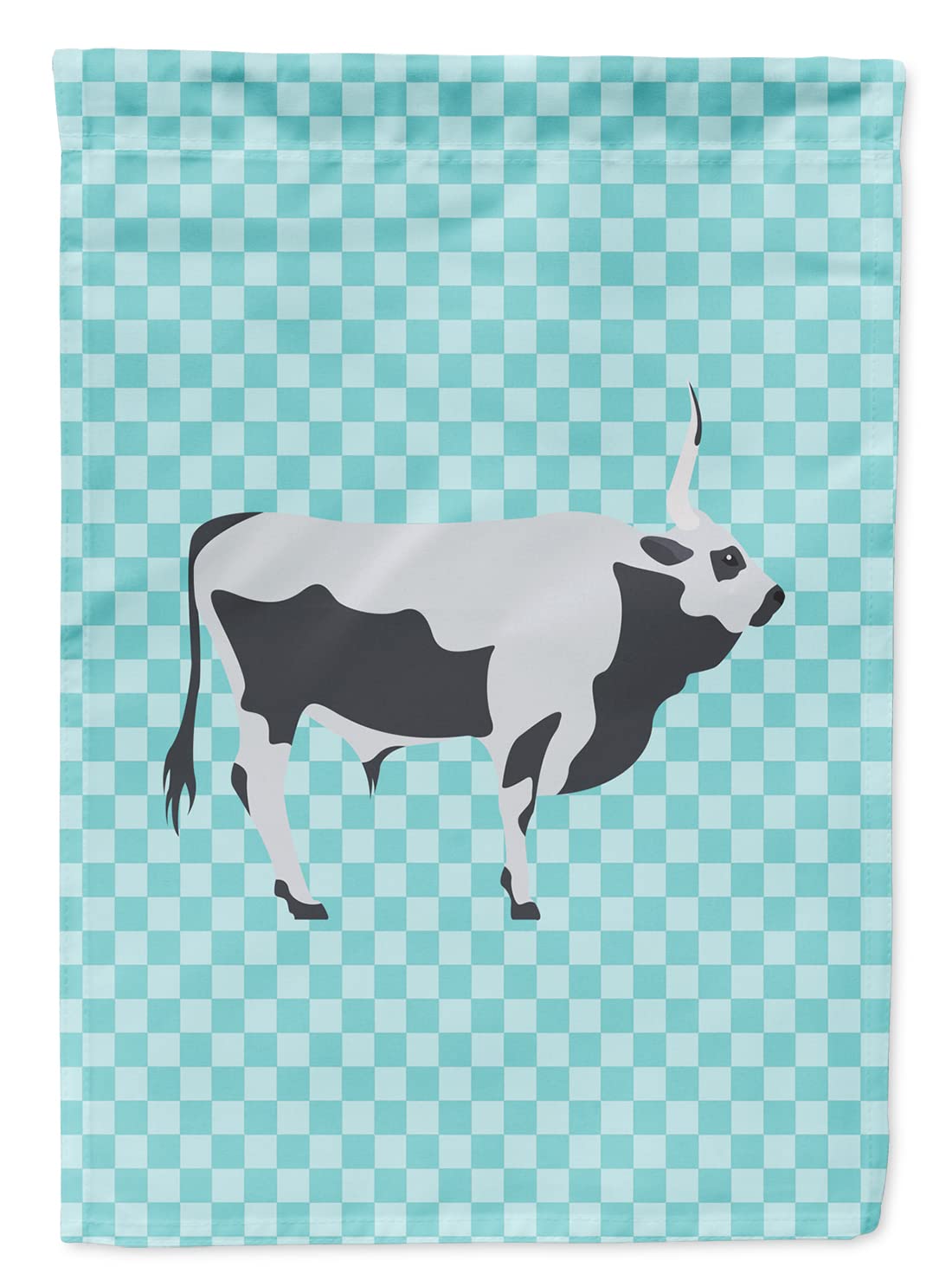 Drapeau de jardin Hungarian Grey Steppe Cow imprimé de qualité supérieure