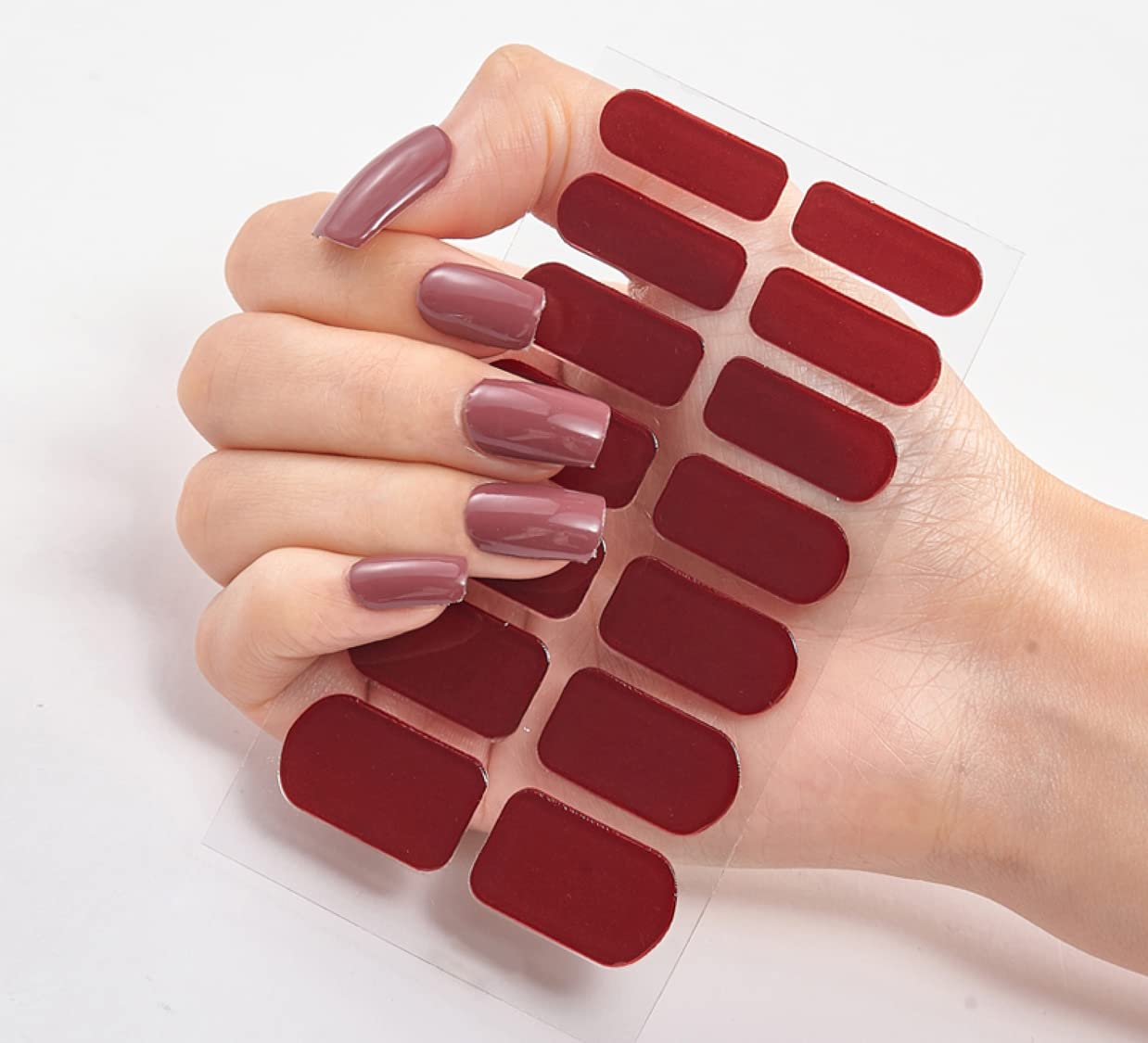3D Nails Stickers for Women, Girls, Female & Kids Waterproof Nail Art Glittery Luxury Extension Peel Off Self-Adhesive DIY Nails Stickers 14 Tips DQ-04 (Multicolored)-image-45
