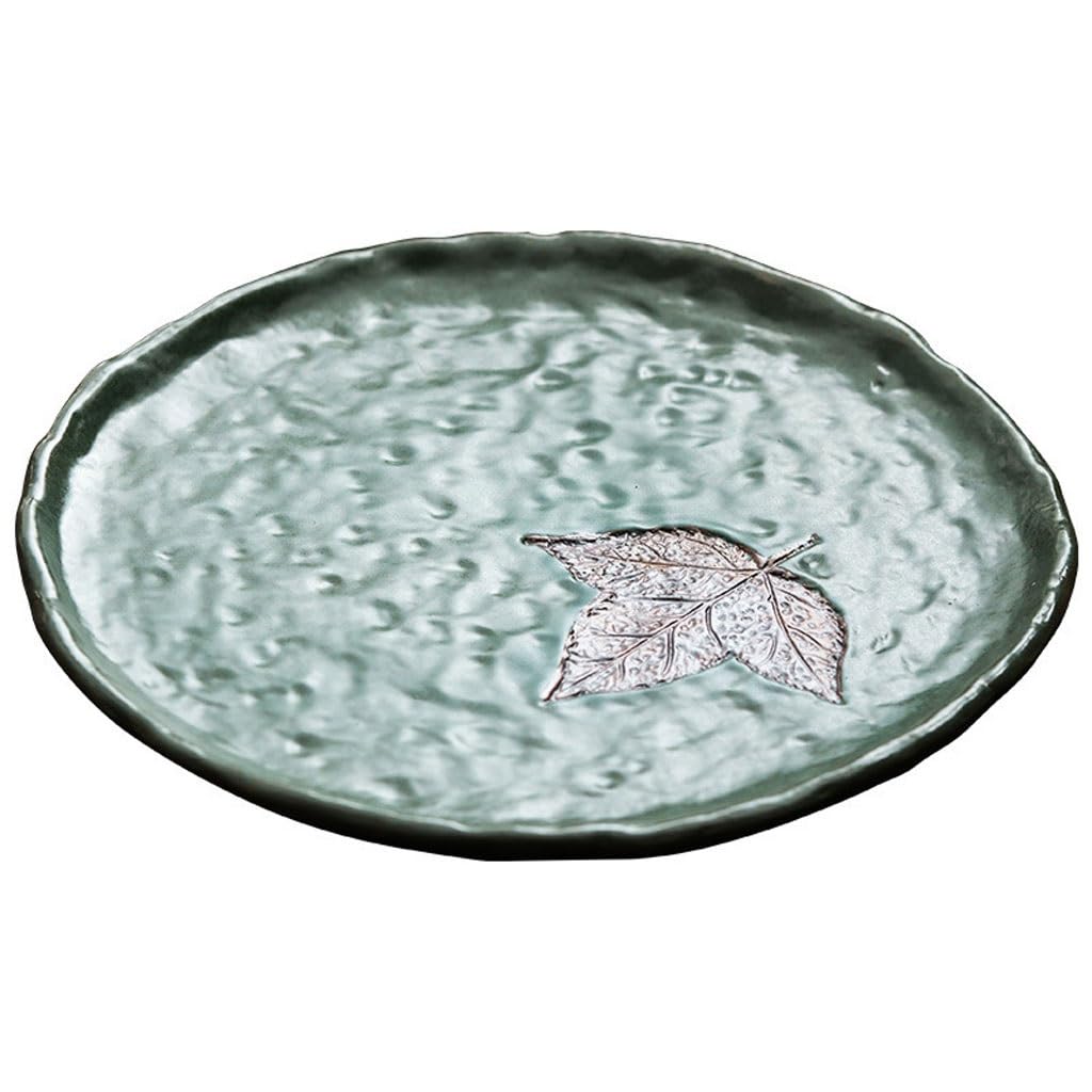 Serwis do herbaty 28 x 2,5 cm kreatywny chiński styl prosty ceramiczny taca na herbatę sucha herbata taca domowy stół ornamenty chiński serwis do herbaty