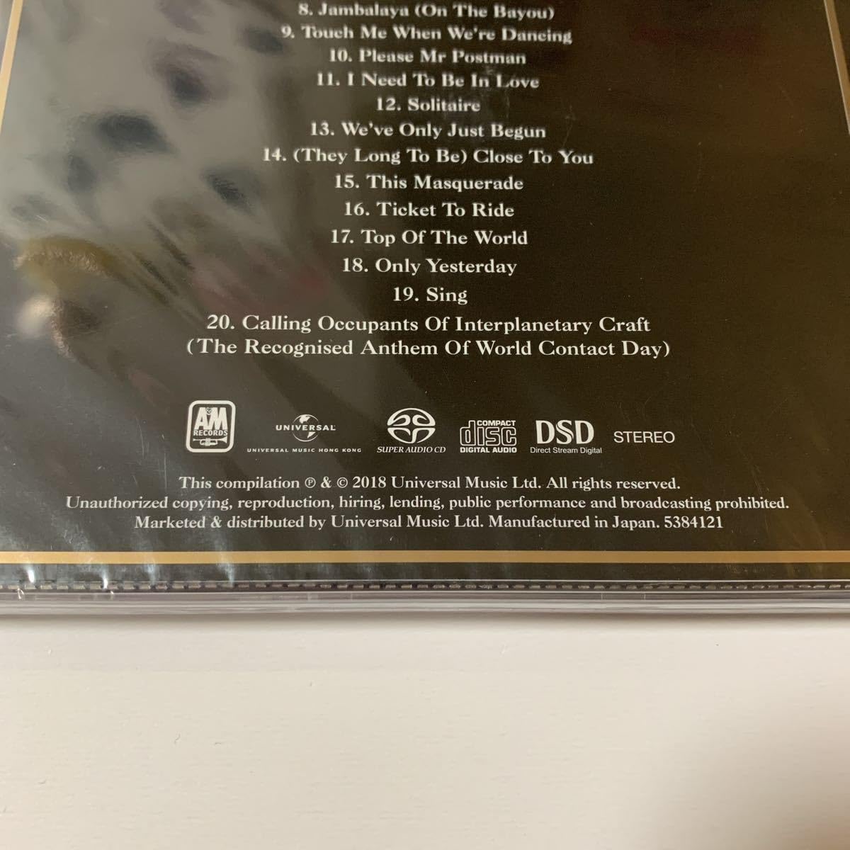 Amazon.co.jp: SACD カーペンターズ ゴールド 全20曲 Gold