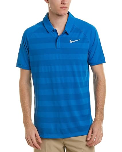 nike men's zonal cooling stripe golf polo