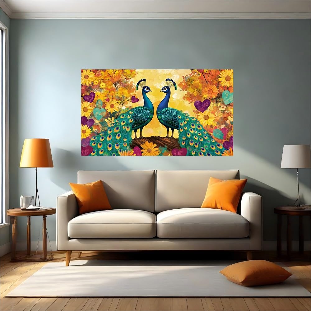Adhesivo de pavo real para tapar imperfecciones de pared vinilo 120x80