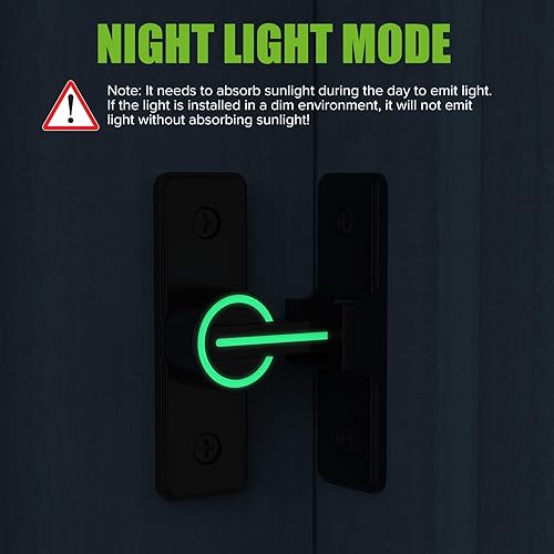 Miniatura 8 de Accesorios para cerradura de puerta de granero, cierre de puerta de seguridad resistente de 90 grados, cerradura de cerrojo de perno abatible,