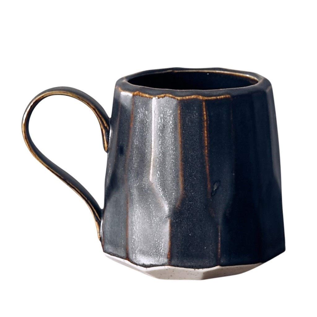 Mugs à infusion Main Punching Tasse de café tasse de thé tasse d'eau en céramique Coupe naturelle simple Meilleur Cadeau