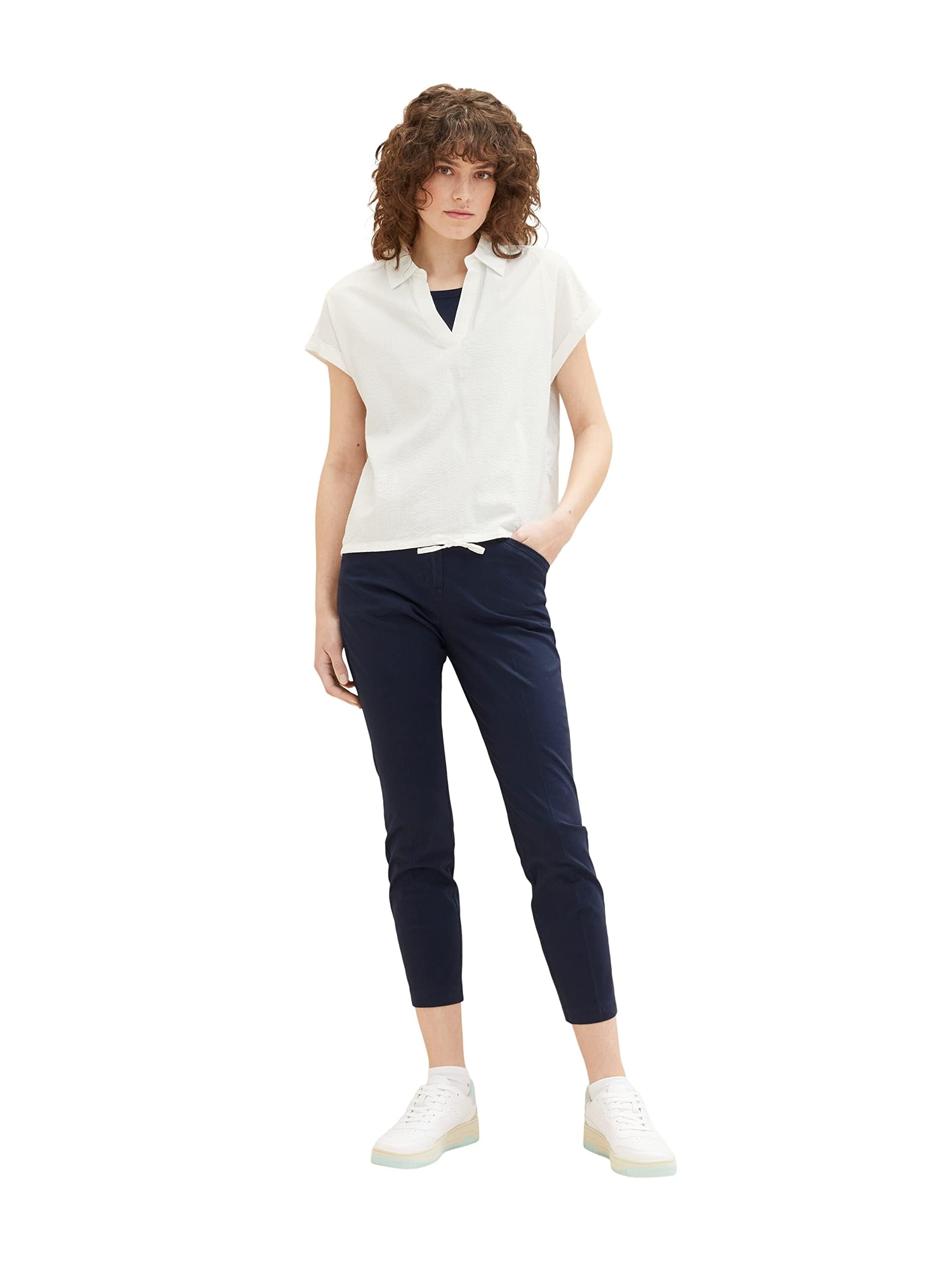 TOM TAILOR Women's 1036690 Blouse, 10315 - Whisper White, 38