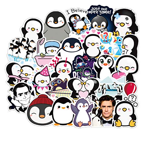 American Movie Mr. Poppers Penguins Laptop Stickers for Kids, 50 Pcs/Pack Cartoon Waterproof Vinyl Water Bottle Car Skateboard Motorcycle Bicycle Luggage Guitar Bike Decal (Mr. Poppers Penguins)