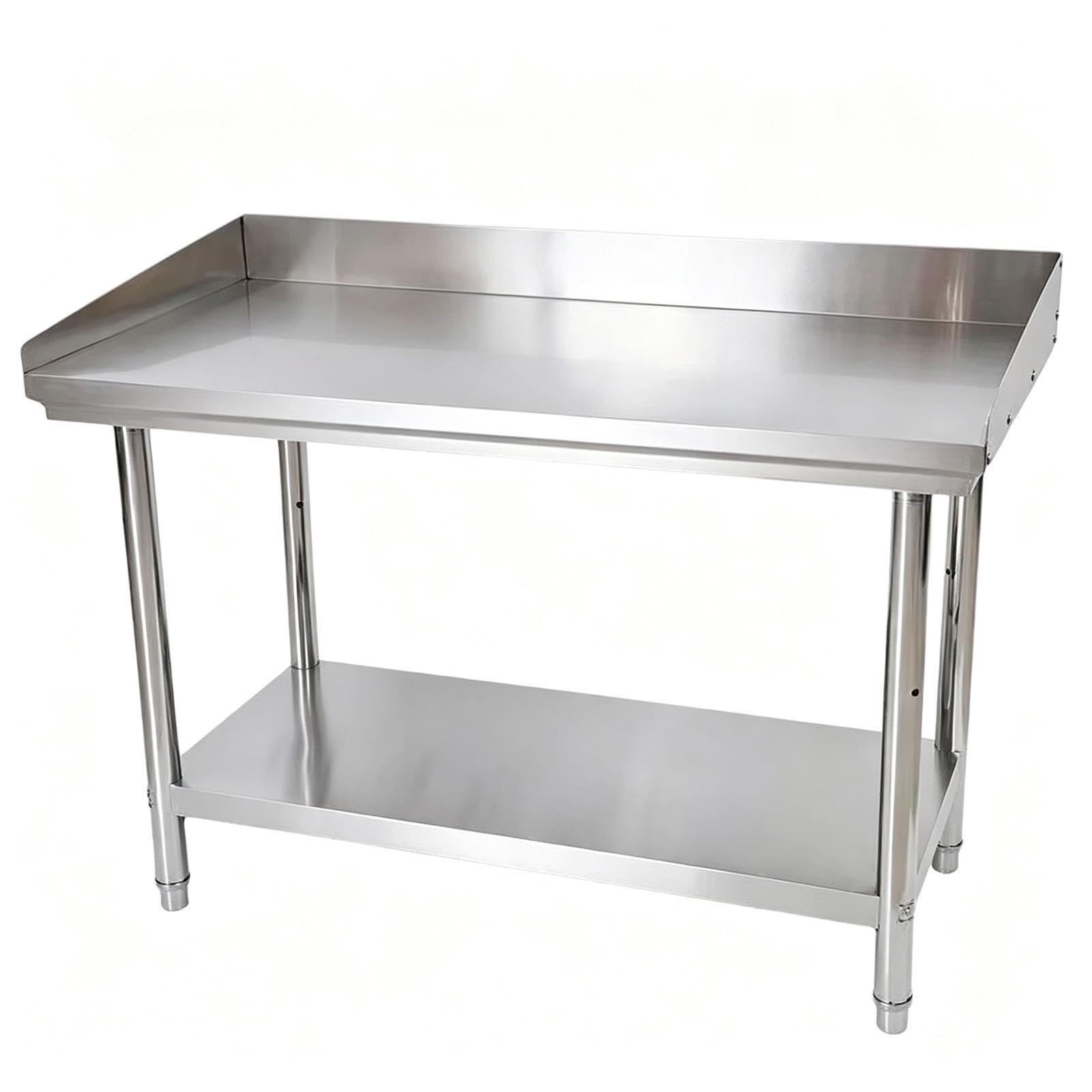 201 Tavolo In Acciaio Inox, Piano di Lavoro Cucina