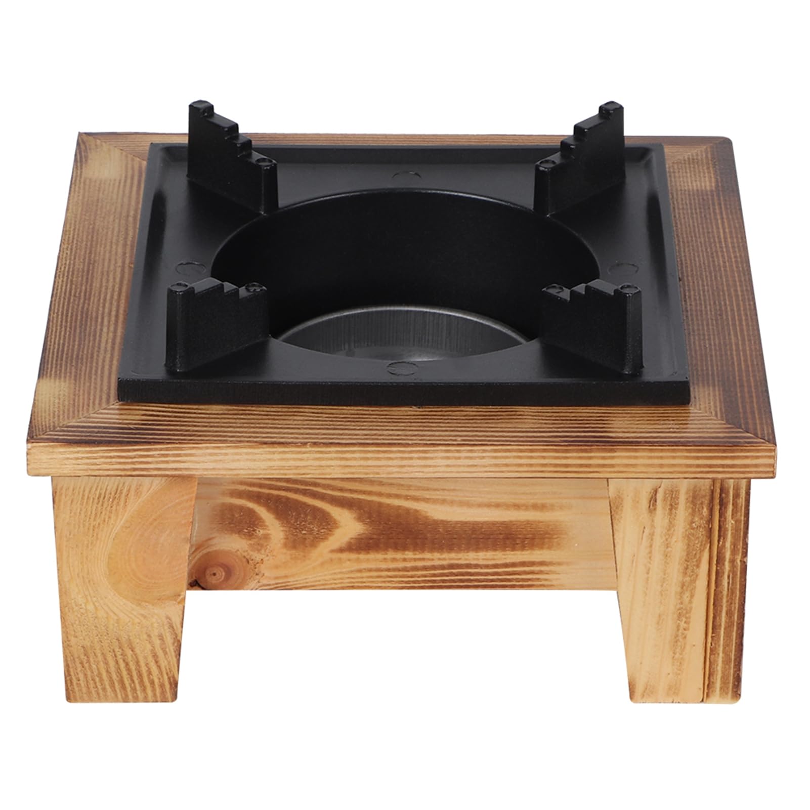 Leapiture Outdoor Furnace Mini Countertop Stove Camping BBQ Grill Rotisserie Grill Oven Travel Picnic Grill Backyard Cooking Stove 14.5 x 14.5 x 8.5cm