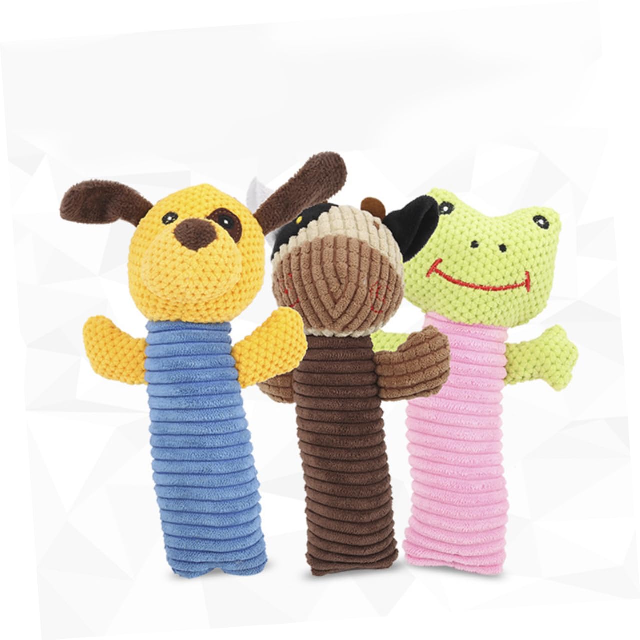BESPORTBLE 9 Piezas Juguetes De Cachorro De Peluche De Peluche Cachorro Rompecabezas Juguetes Animales De Peluche Esponjosos Chirriantes para Mascotas Juguete Felpa