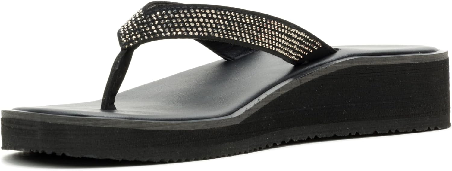 Harley-Davidson Women's Broslin Lifestyle Flip-Flop Sandals, D84858