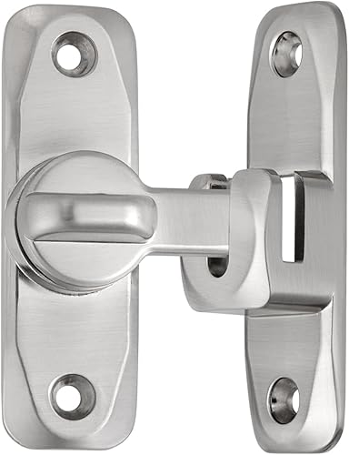 Miniatura 7 de Cerradura de puerta de granero de 90180 grados, cierre de cerradura de puerta de ángulo recto de aleación de zinc, herrajes para puertas abatibles,