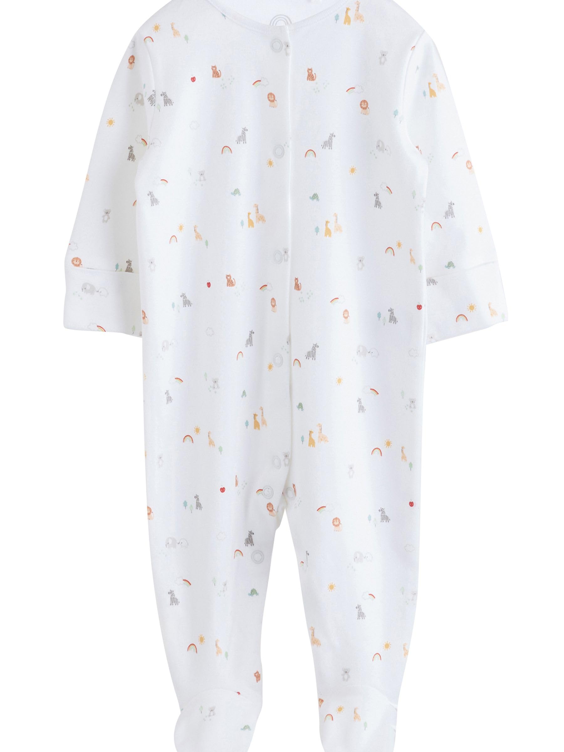 NEXT Noworodki unisex Zestaw 7 par śpiochów niemowlęcych zapinanych na zatrzaski