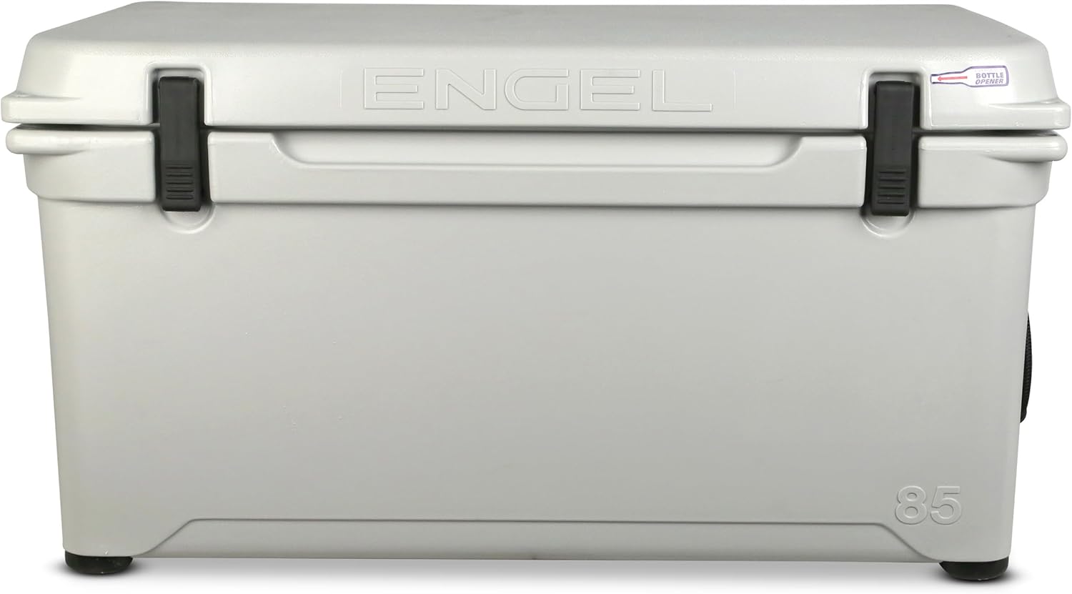 Engel Coolers ENG85 Cooler | 100 Can High Performance Durable Seamless Rotationally Molded Ice Box for Camping, Hunting, and Fishing - Haze Gray
