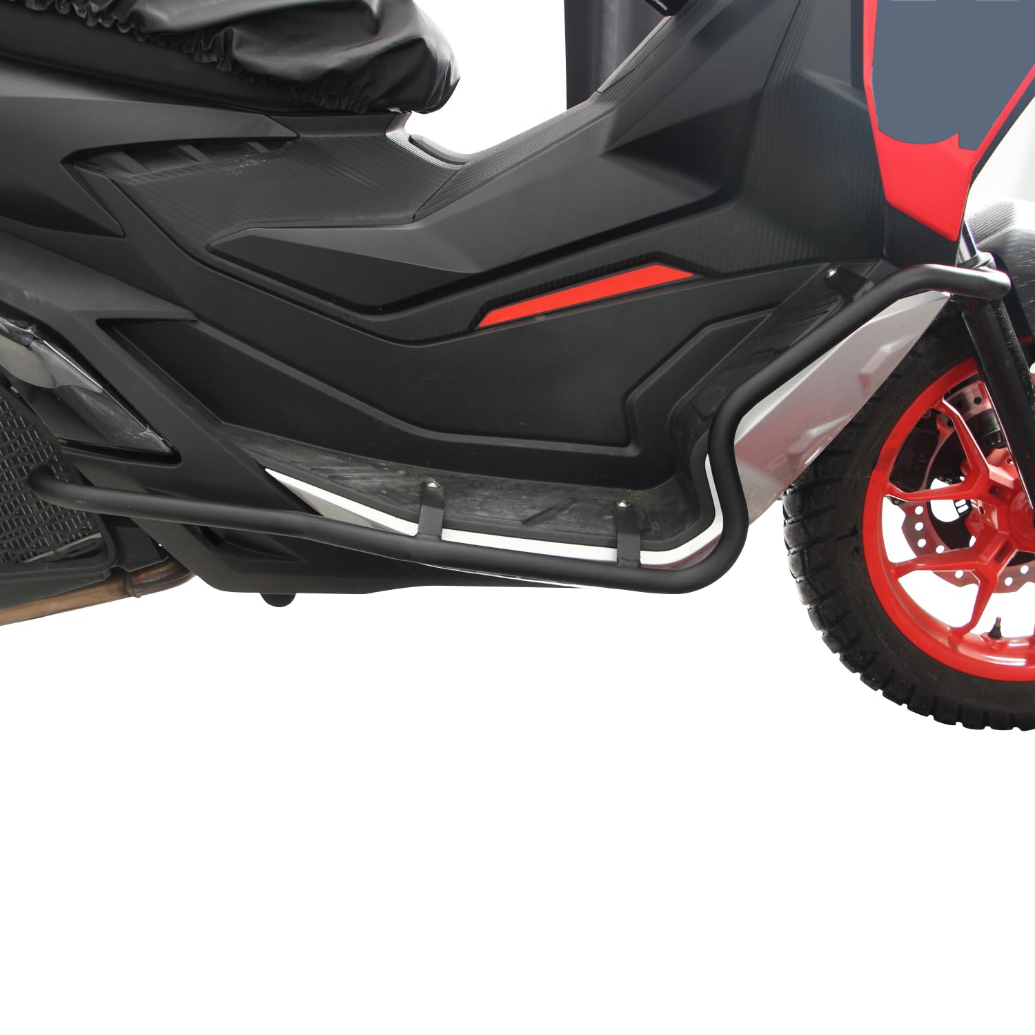 GP Kompozit Protección de Guardamotor y Barra Anticolisión Negra Compatible para Aprilia SR GT 125 / SR GT 200 2022-2023