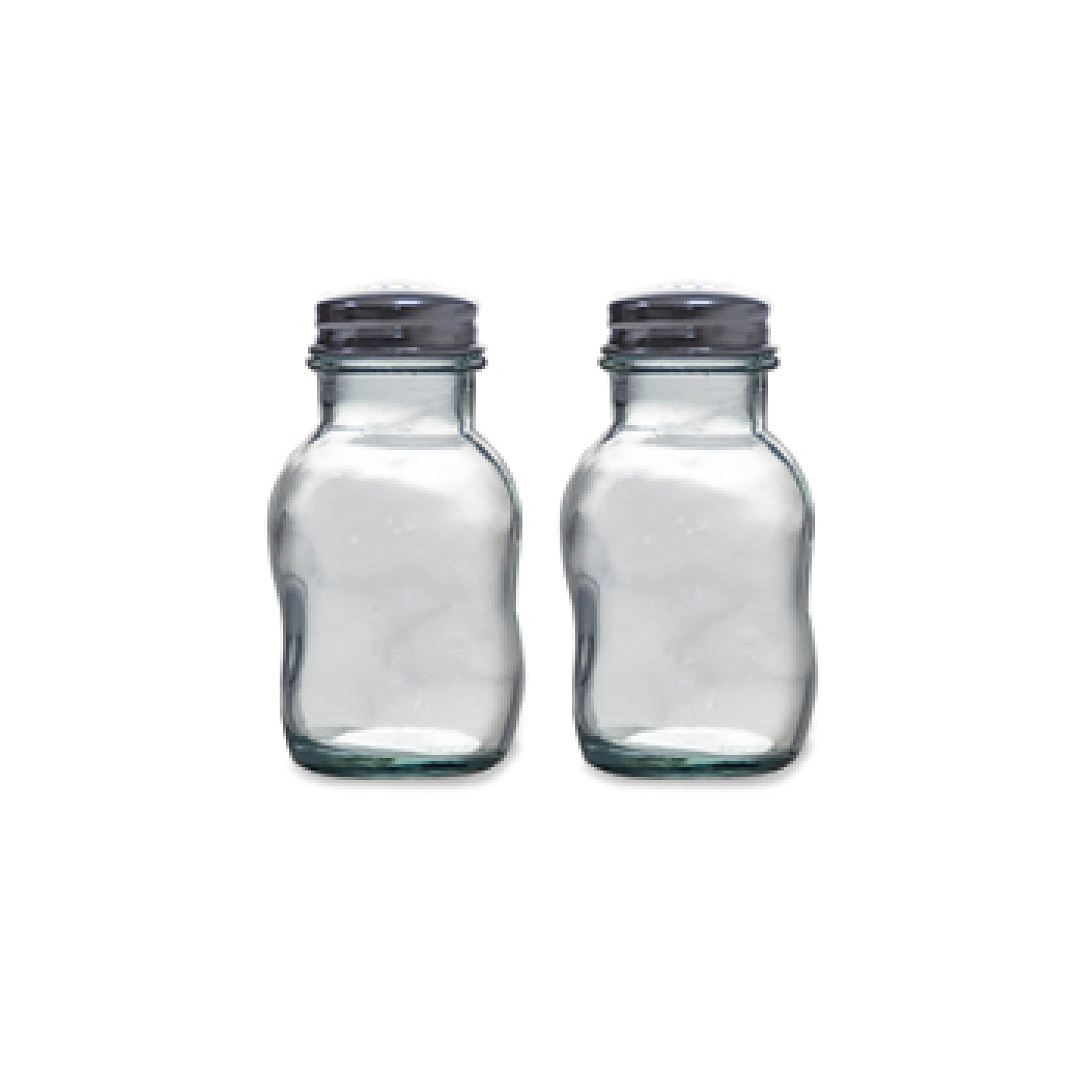 Tower Natural Life Salt And Pepper Shaker Set - Clear