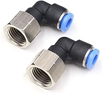 Vista 24 de CEKER 1/2 Codo Macho Conexiones de Empuje para Líneas Aéreas Accesorios de Conexión de 90 Grados, Conexiones de Aire, Tubo PL de 12 mm Od x 1/2