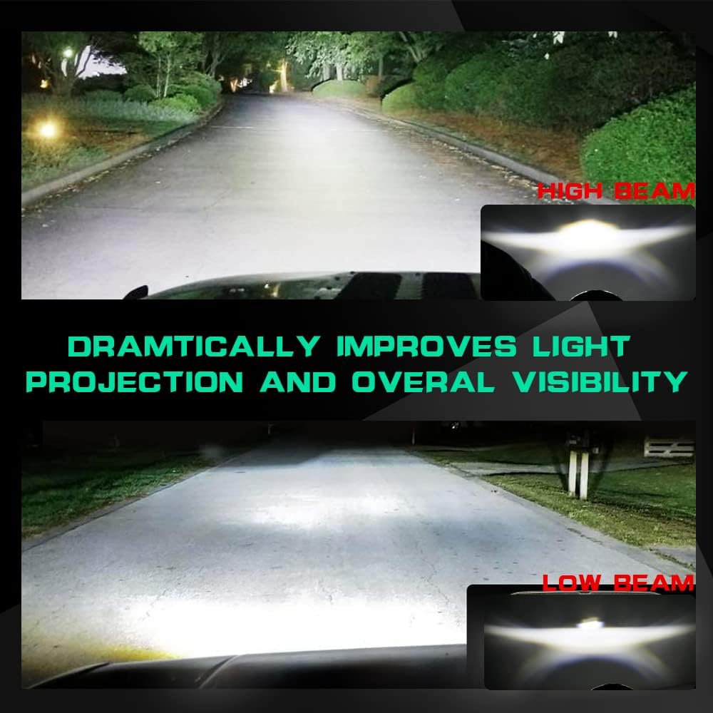 UNI-SHINE 7 Inch Chrome LED Halo Headlights Round DOT Approved with High Low Beam Turn Signal Amber White DRL compatible with Wrangler JK TJ LJ CJ,2PCS