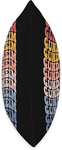 Miniatura 2 de Gundelsheim City Groovy Retro Throw Pillow, 18x18, Multicolor