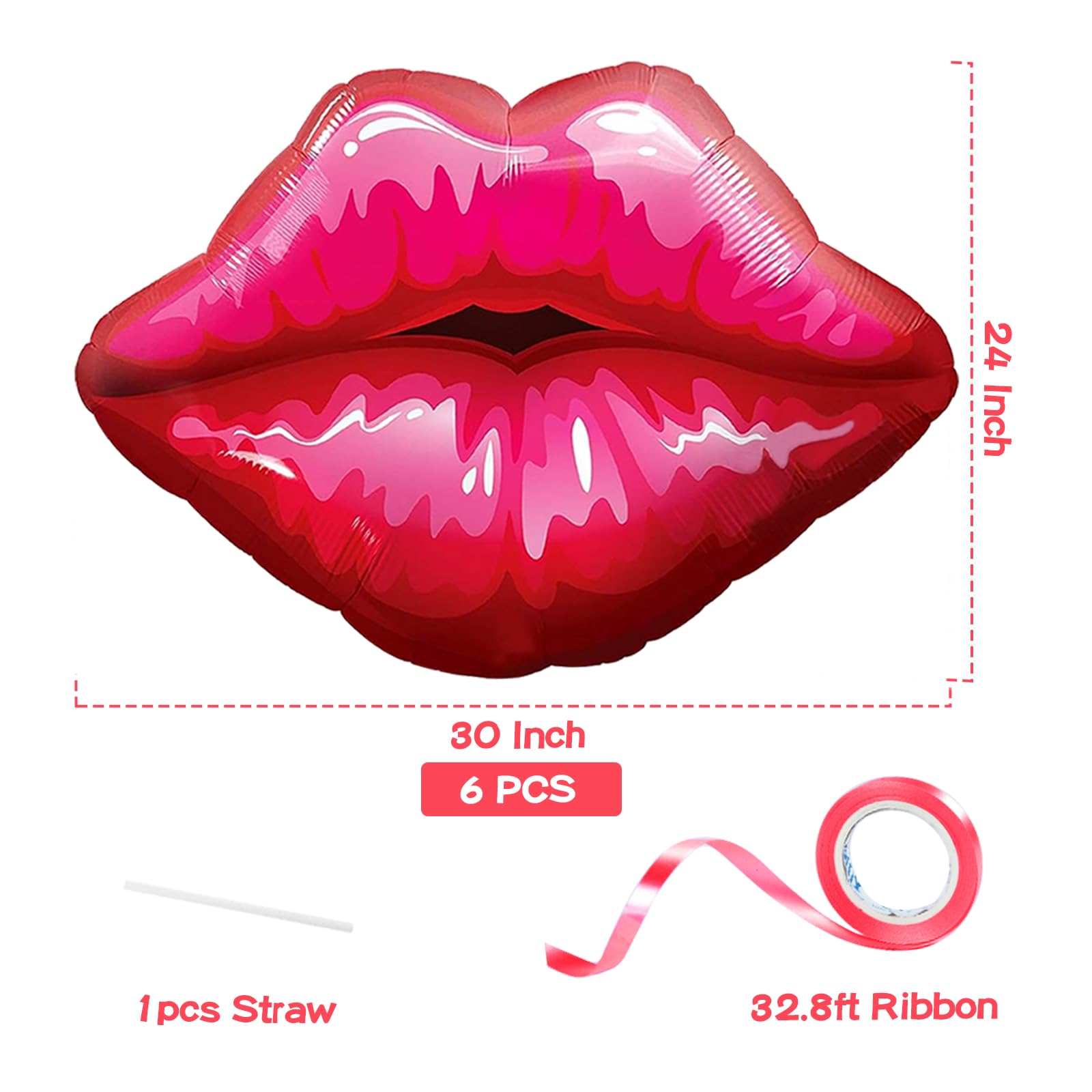 8 pezzi Set di palloncini a forma di labbra, include palloncini a forma di labbra, palloncini a forma di rossetto, palloncini a cuore con stampa leopardata da 18, adatti per feste femminili 8 pezzi Set di palloncini a forma di labbra, include palloncini a forma di labbra, palloncini a forma di rossetto, palloncini a cuore con stampa leopardata da 18, adatti per feste femminili