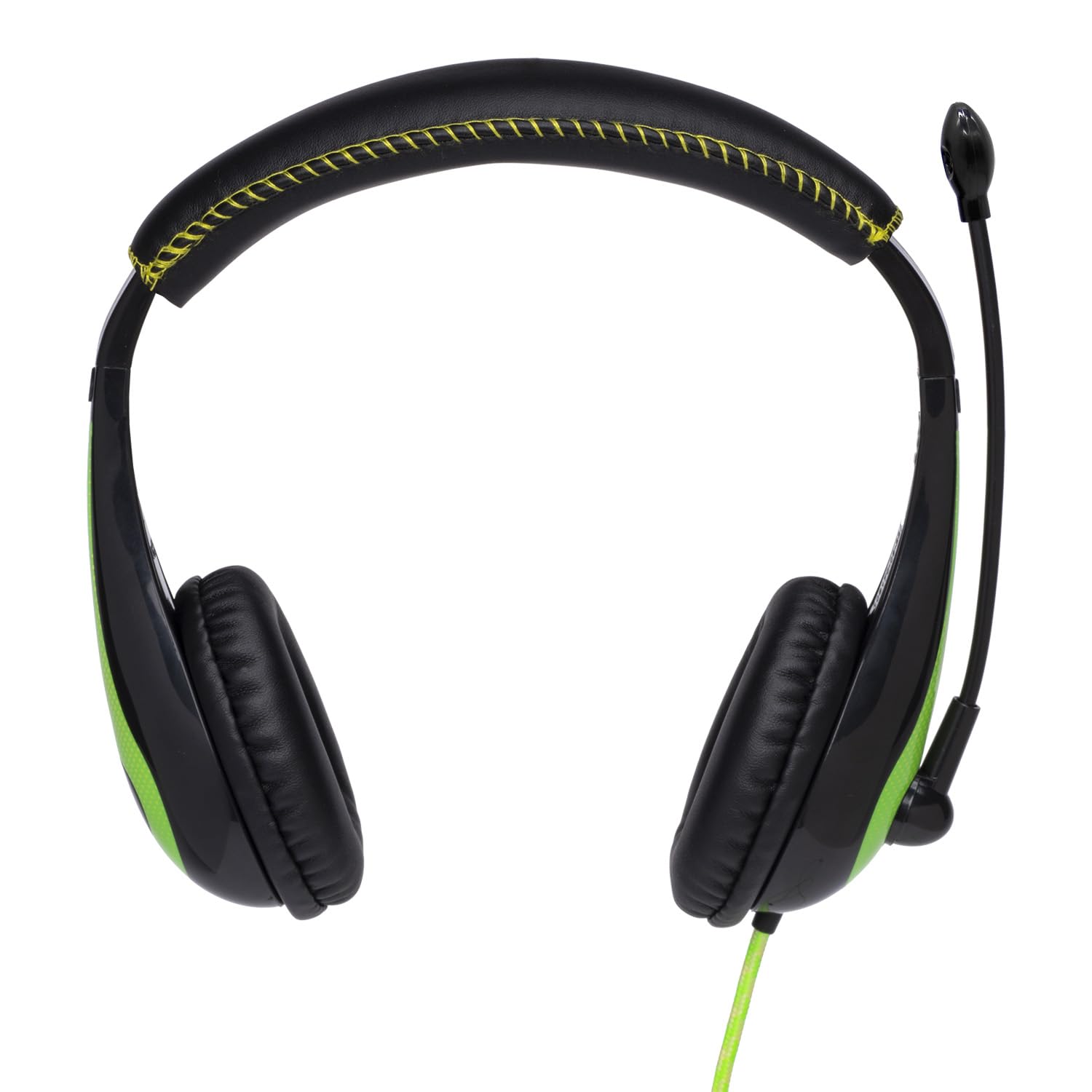 Avid AE-36 zielone nauszne słuchawki stereo z mikrofonem wysięgnika (10-pak)