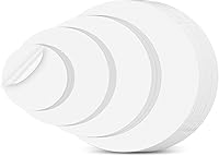 Vista 1 de ISKYBOB 200 hojas redondas de papel pergamino, 4 pulgadas, 6 pulgadas, 8 pulgadas, 10 pulgadas, 4 tamaños, forros para tartas, a prueba de grasa