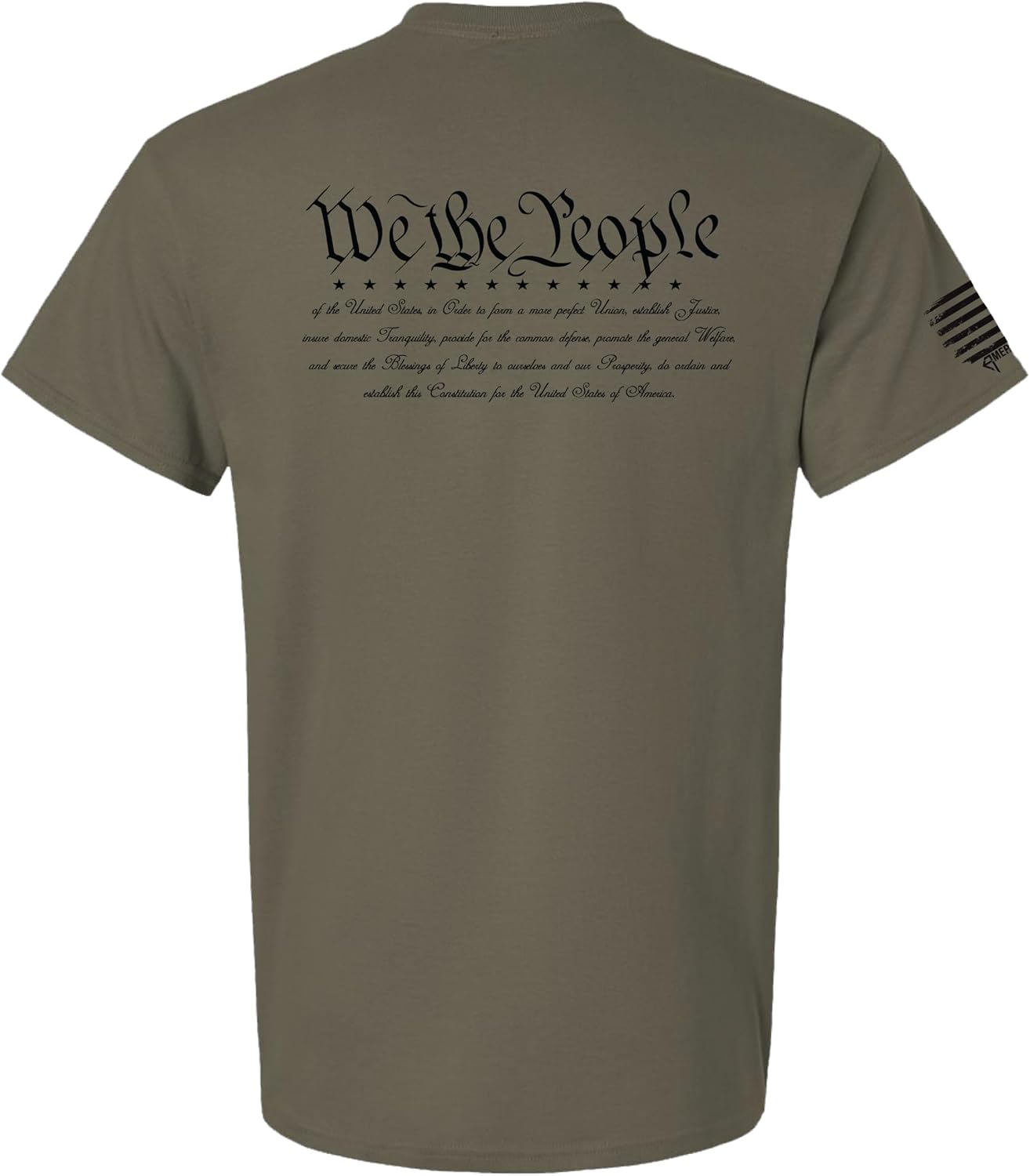 We The People T-Shirt, Front/Back Print w Sleeve Print
