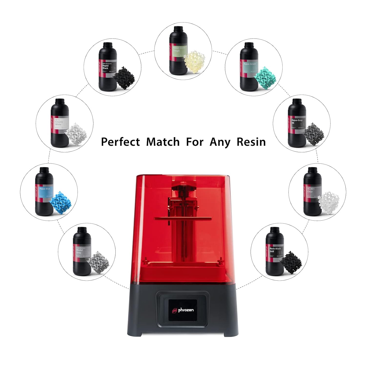 Best Quality 🔥 PHROZEN Sonic Mini UV Photocuring LCD Resin 3D Printer 5.5 Monochrome LCD Screen, ParaLED Tech, with 2.8'' Smart Touch Screen Offline Printing, Print Volume: 4.7 x 2.6 x 5.1 in. Greatest Product PHROZEN Sonic Mini UV Photocuring LCD Resin 3D Printer 5.5 Monochrome LCD Screen, ParaLED Tech, with 2.8'' Smart Touch Screen Offline Printing, Print Volume: 4.7 x 2.6 x 5.1 in.