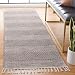Safavieh MTK330N-212 Multi Runners, 2'3" x 12', Ivory/Anthracite