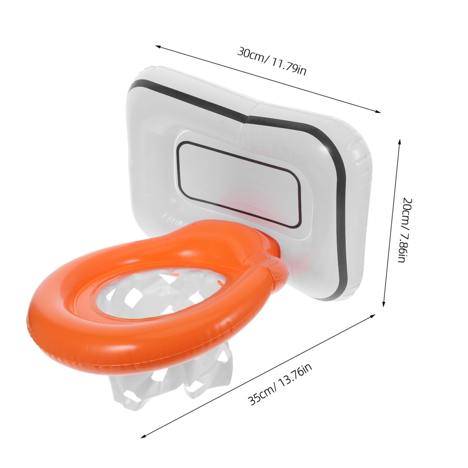 Vaguelly Indoor Basketball Hoop Set Family Fun Sports Toys Inflatable Basketball Hoop Toss Game for Kids Adults