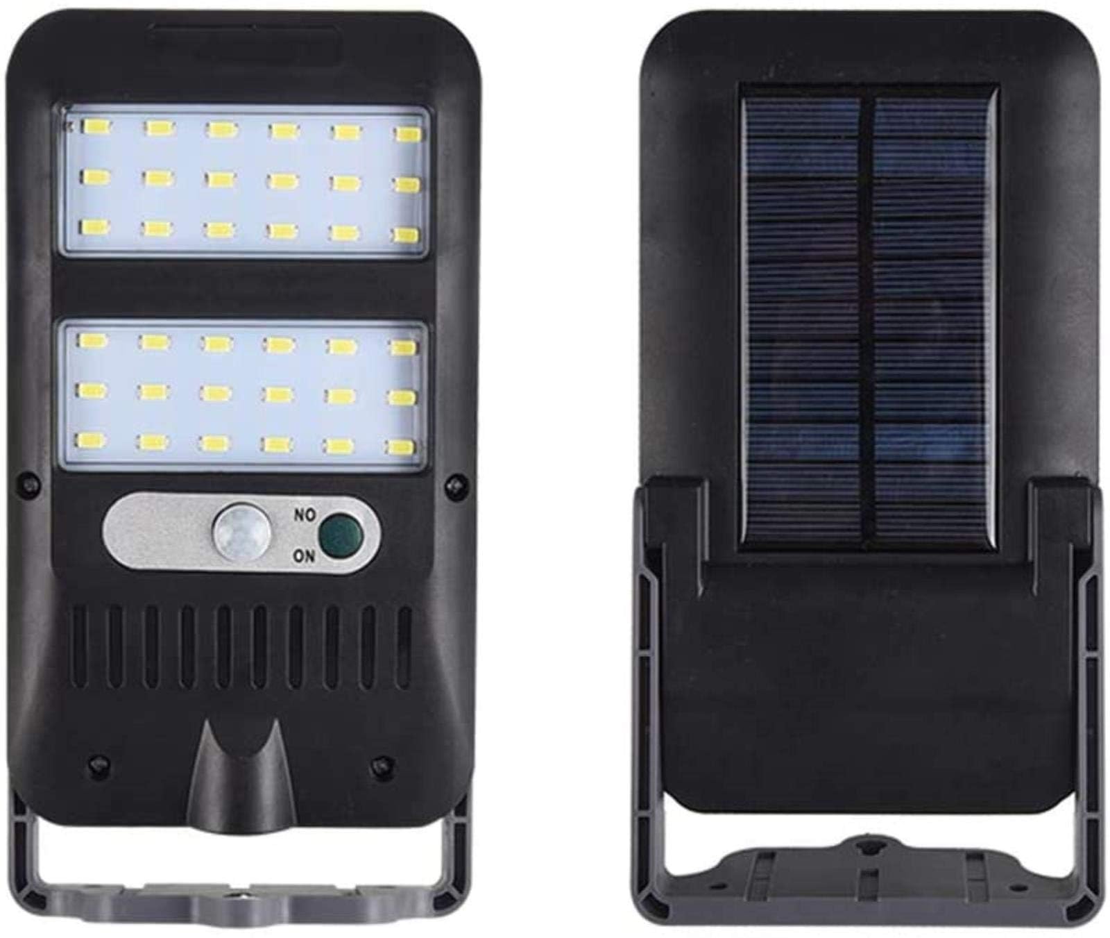 Solar Flutlicht mit PIR Bewegungsmelder, LED Außenwandlampe für Garten und Straßenbeleuchtung, Energieeffizientes Sicherheitslicht