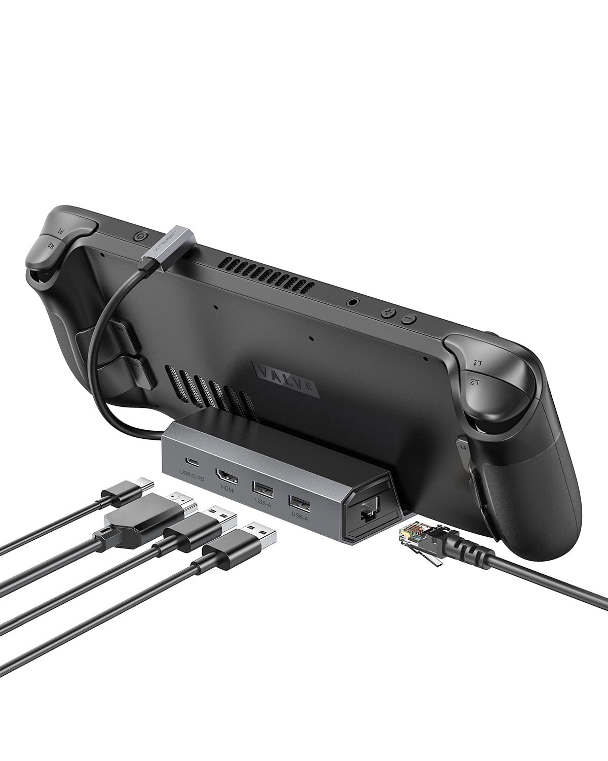 Dockingstation Kompatibel mit Steam Deck, JSAUX 5in1 Steam Deck Dock