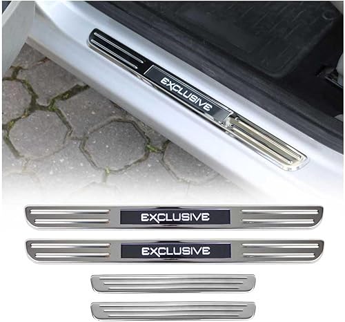 OMAC Protector de placa de umbral de puerta para VW Tiguan 2018-24 exclusivo acero inoxidable