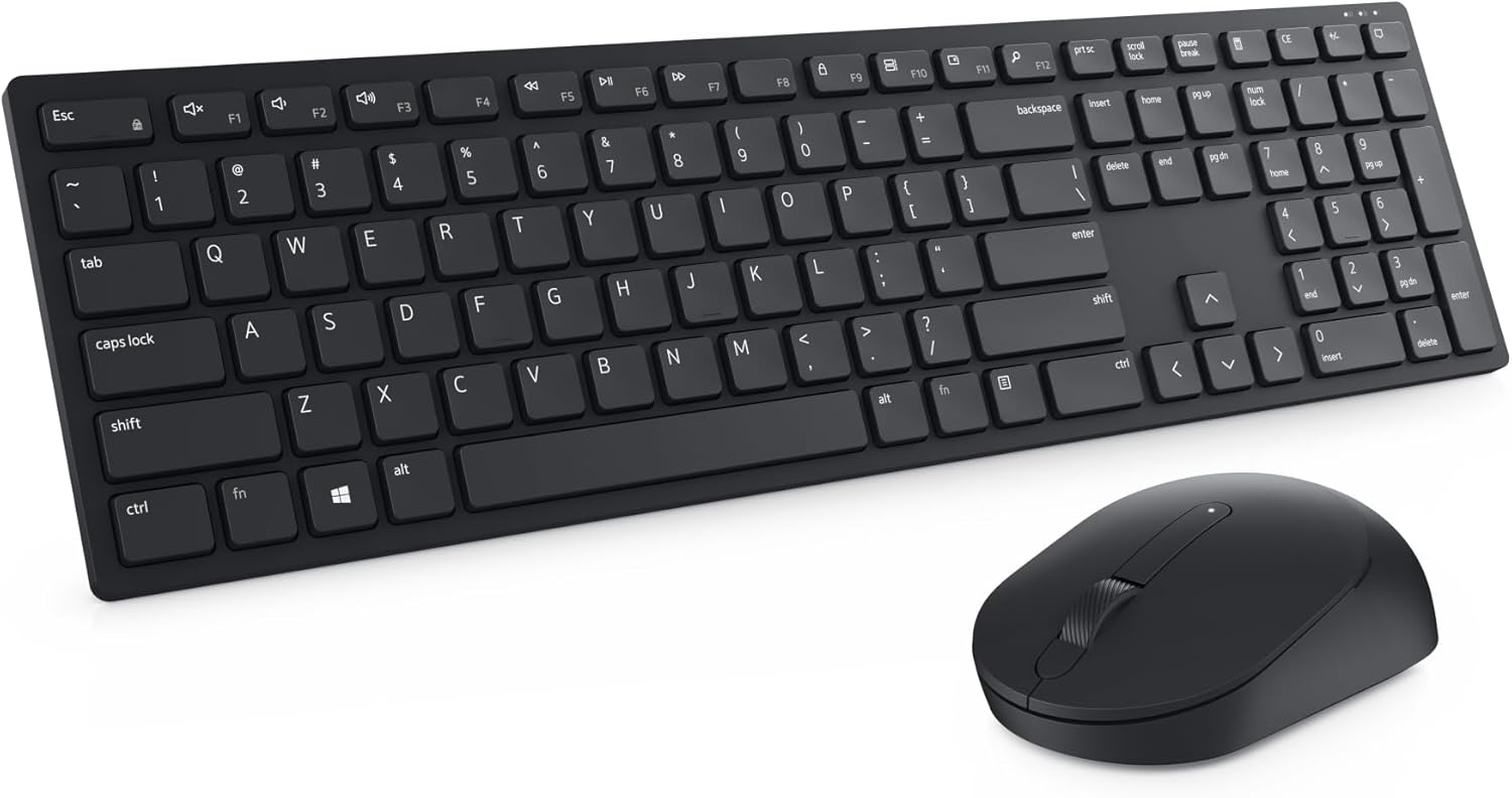 Dell Pro Keyboard and Mouse Set KM5221W - Black