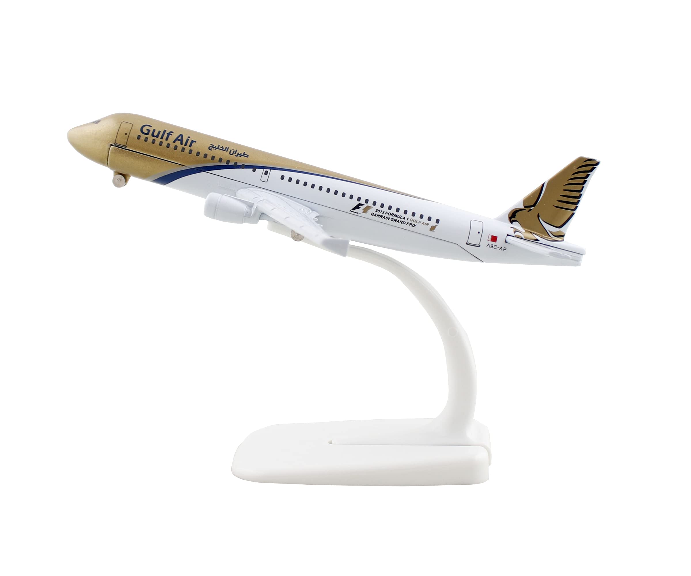 Toytle Gulf Air Airbus A320 16 cm Size Diecast Alloy Metal