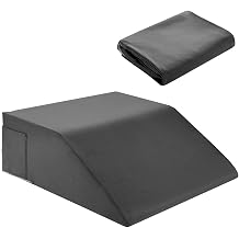 Horbaunal Wedge Pillow Cover for Leg Elevation, Eggplant Purple, 24x21x8 in | Microfiber, Replacement Leg Elevation Pillowcase with Pocket, Pillow Not Included