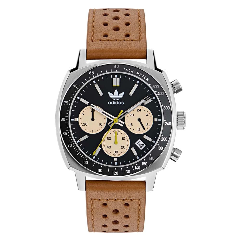 adidas Leather Originals Black Dial Unisex Analog Watch - Aofh23576, Band Color-Rose Gold (B0CJG1562B) Amazon Price History, Amazon Price Tracker