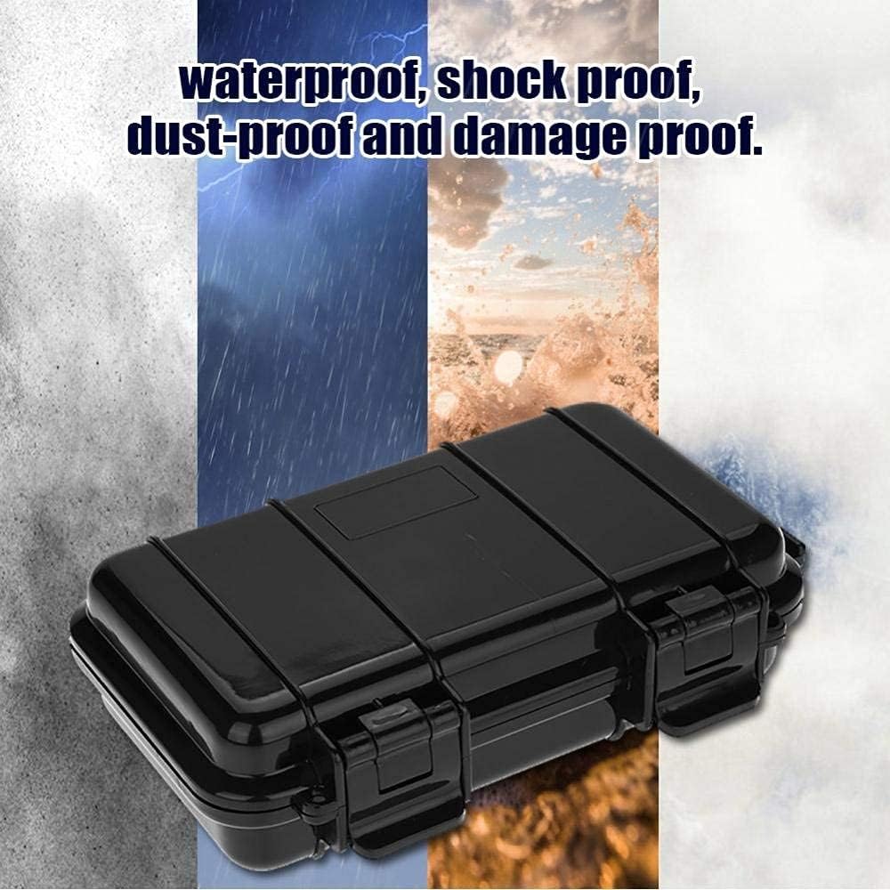 Protective Waterproof Case, Outdoor Shockproof Storage Case with Sponge for Loading Smartphone Hard Drive and Other Small Electronic Devices (B)