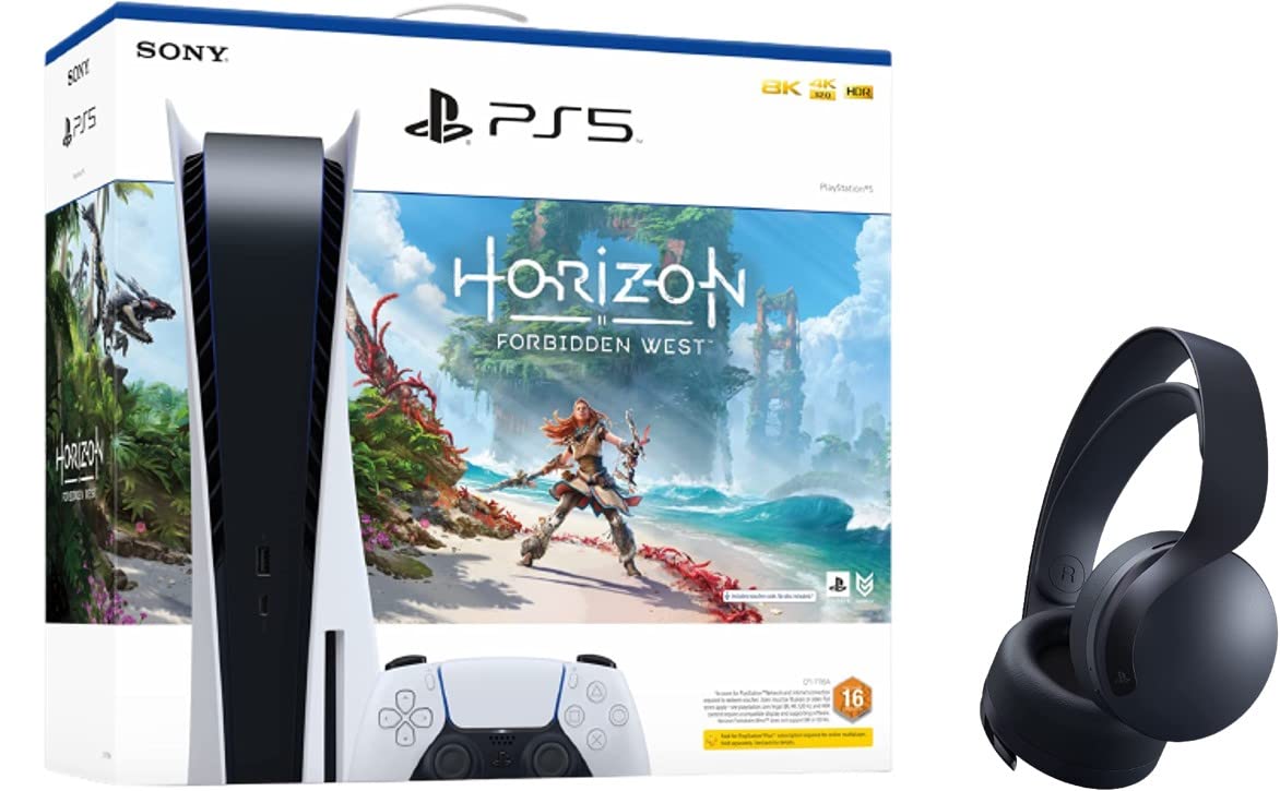 Playstation Disc Console With Horizon Forbidden West Voucher