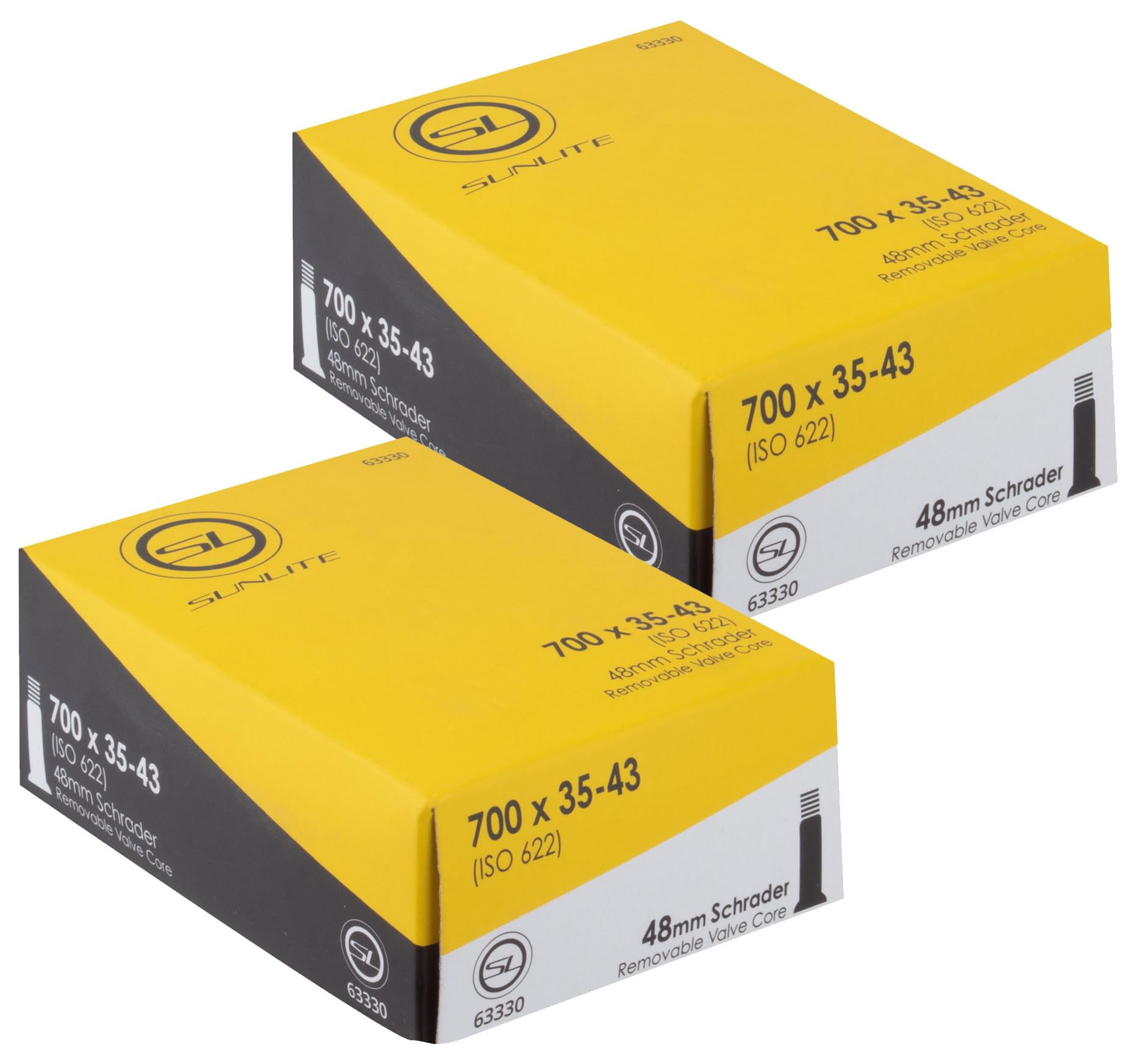 Bike Tube, 700 x 35-43, SV, 48mm Schrader Valve